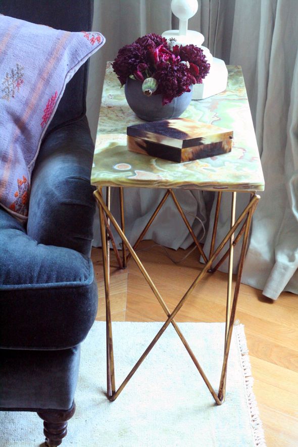 Little Green Notebook Onyx XBase Side Tables